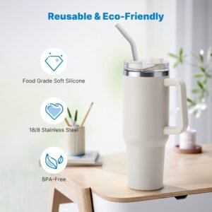 Premium Stainless Steel Straw Reusable Durable Rust Resistant Eco Friendly Drinking Straw For Daily Hydration | Random Color