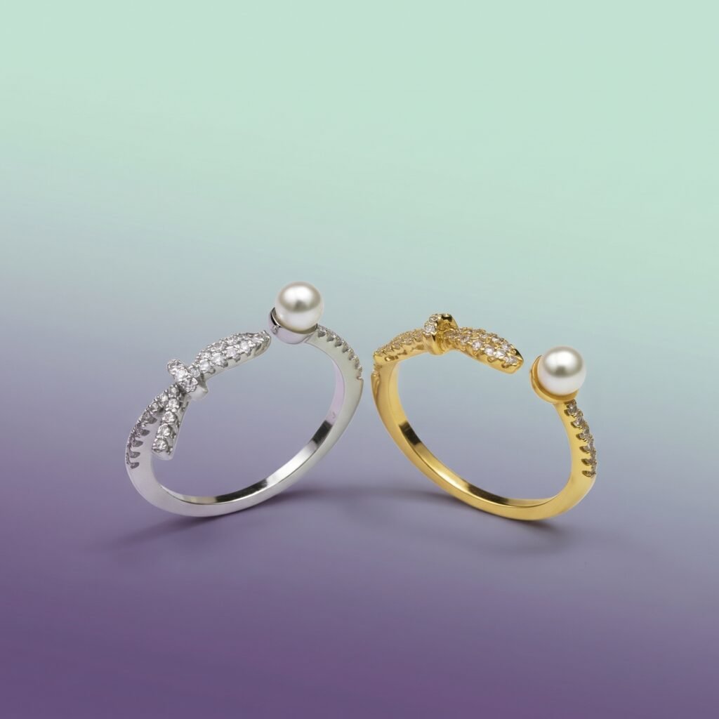 Pearl Twist Ring