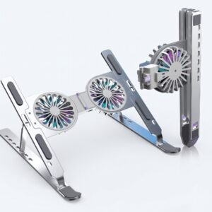 Foldable Dual Fan Laptop Cooling Stand
