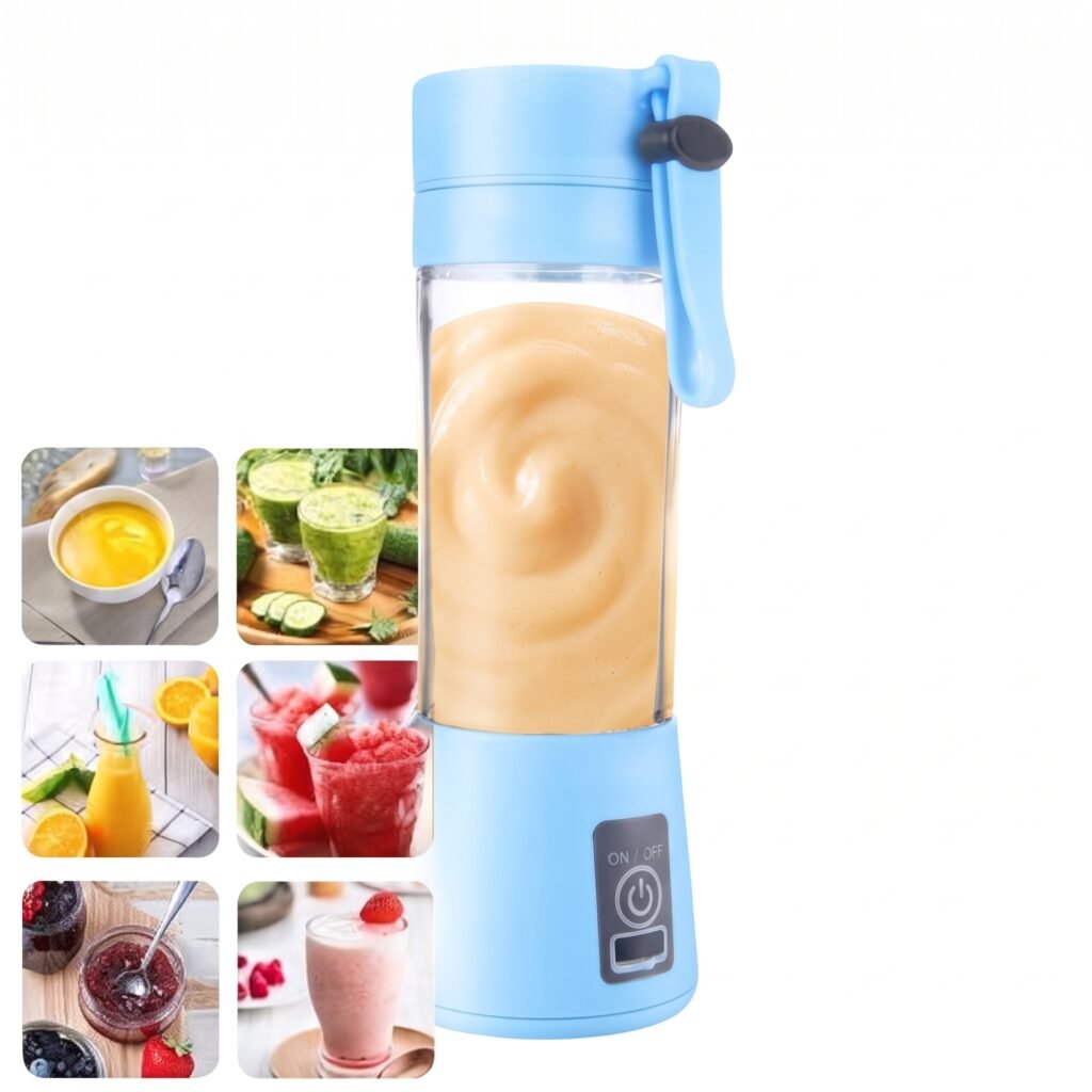 Portable Rechargeable USB Juicer Blender Bottle – Mini Electric Fruit Smoothie Maker