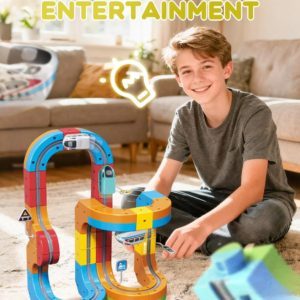 Versatile Magnetic Railcar Track Set