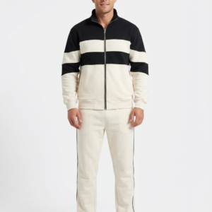 Premium Panel Tracksuit For Men Stylish Athletic Wear Set | Zip-up Jacket And Trouser