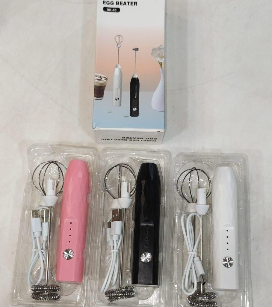 Wireless 2 In 1 Electric Egg Beater And Coffee Frother Rechargeable - Kitchen Accessory Designed For Food Preparation - 1 Pc