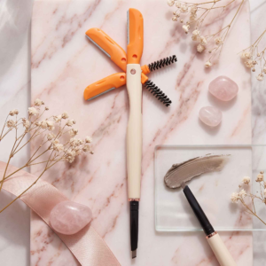 3 In 1 Eyebrow Pencil Brush And Razor - Compact Daily Grooming Tool