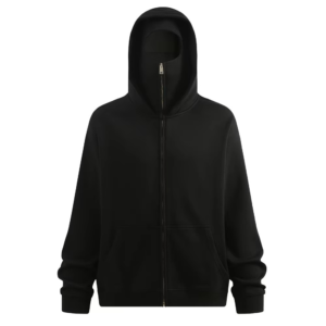 Balaclava Winter Zipper Hoodie Providing Warm Protection With Comfortable Fit Everyday Winter Wear - Large